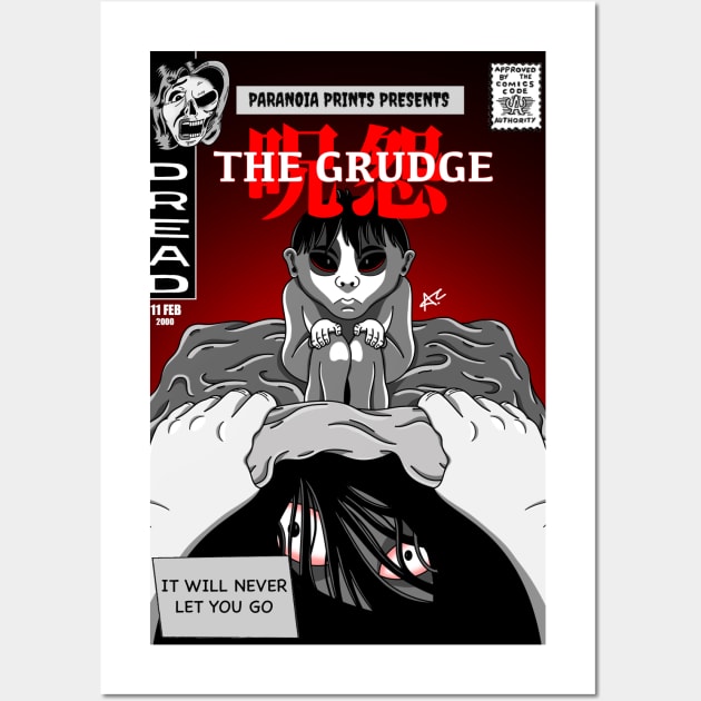 JU-ON "THE GRUDGE" Cover Wall Art by Paranoia Prints